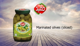 Marinated olives (sliced)